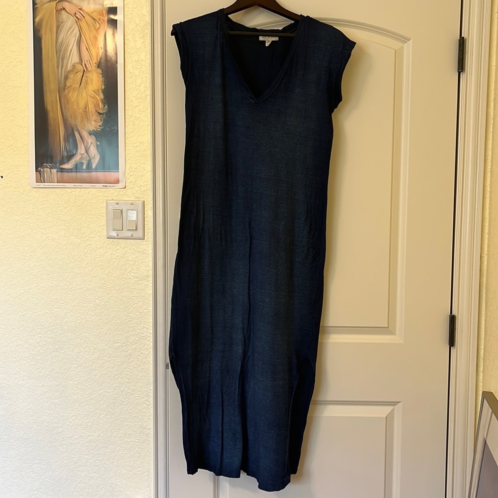 Cloth and Stone maxi dress dark/ navy blue